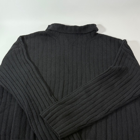 Elegant Black Cowl Neck Sweater - Picture 4 of 7